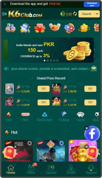 K6 Club Game